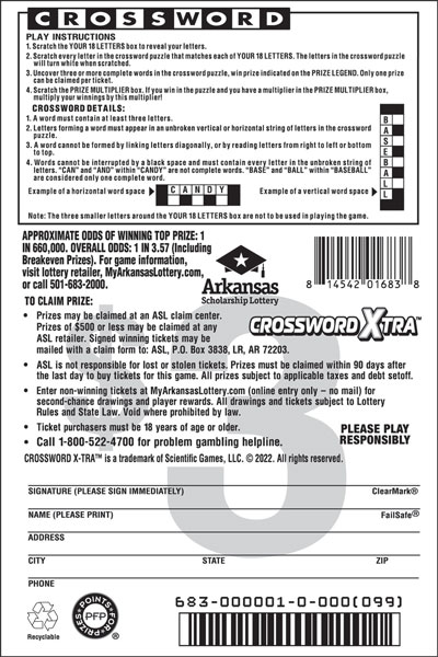 Crossword Xtra - Game No. 683 - Back Crossword Xtra - Game No. 683