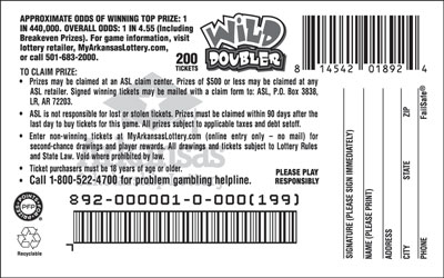 Wild Doubler - Game No. 892