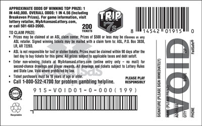 Trip 7s - Game No. 915