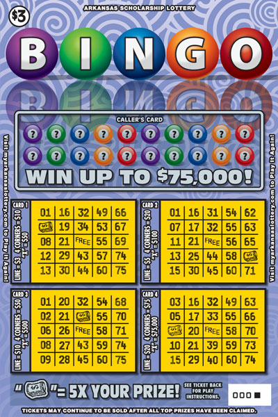 Bingo - Game No. 369 Arkansas Lottery Instant Ticket - Bingo