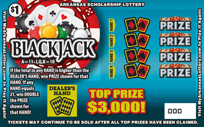 Blackjack - Game No. 476 - Front Blackjack - Game No. 476