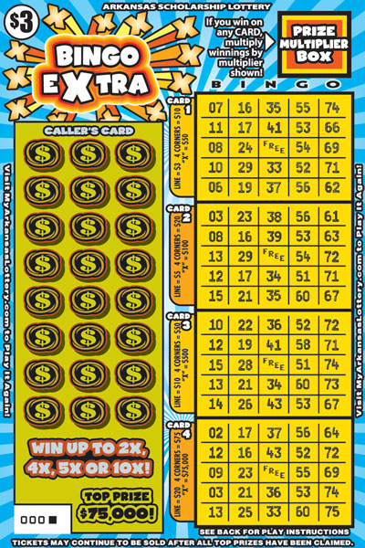 Bingo Extra - Game No. 477 - Front Bingo Extra - Game No. 477