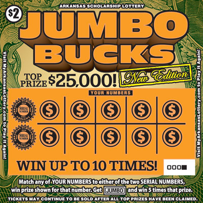 Jumbo Bucks - Game No. 486 - Front Jumbo Bucks - Game No. 486