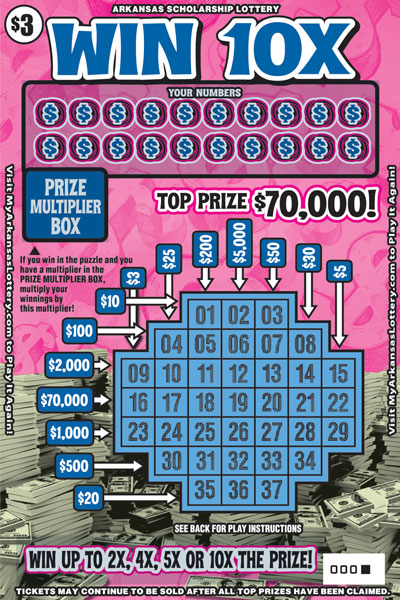 Win 10X - Game No. 497 Win 10X - Game No. 497 - Front