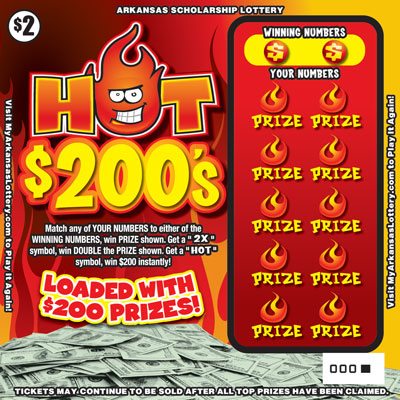Hot $200's - Game No. 509 - Front Hot $200's - Game No. 509