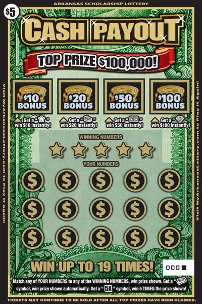 Cash Payout - Game No. 511 - Front Cash Payout - Game No. 511