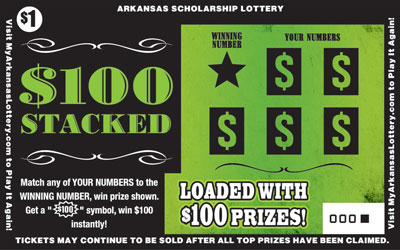 $100 Stacked - Game No. 536 - Front $100 Stacked - Game No. 536