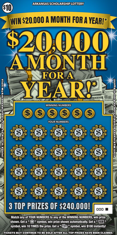 new lotto game 10k a month