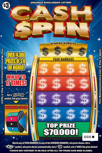 Cash $pin - Game No. 577 - Front Cash $pin - Game No. 577