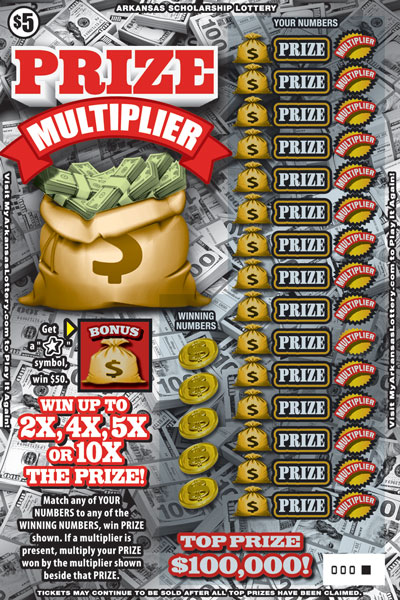 Prize Multiplier - Game No. 591 - Front Prize Multiplier - Game No. 591