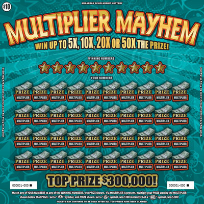 Multiplier Mayhem - Game No. 614 - Front Multiplier Mayhem - Game No. 614