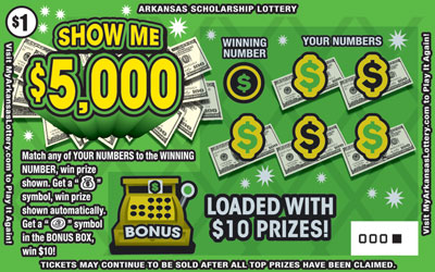 Show Me $5,000 - Game No. 615 - Front Show Me $5,000 - Game No. 615