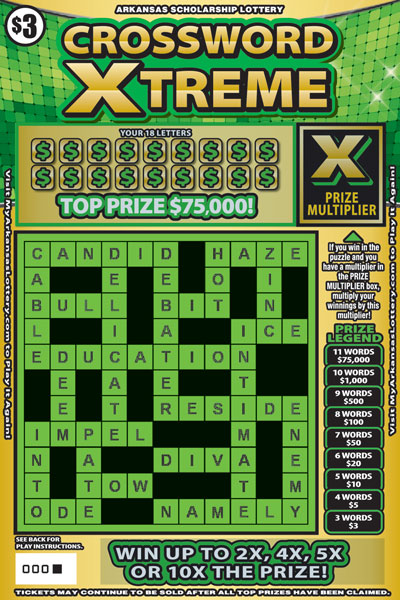 Crossword Xtreme - Game No. 625