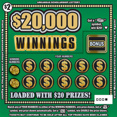 $20,000 Winnings - Game No. 639 - Front $20,000 Winnings - Game No. 639