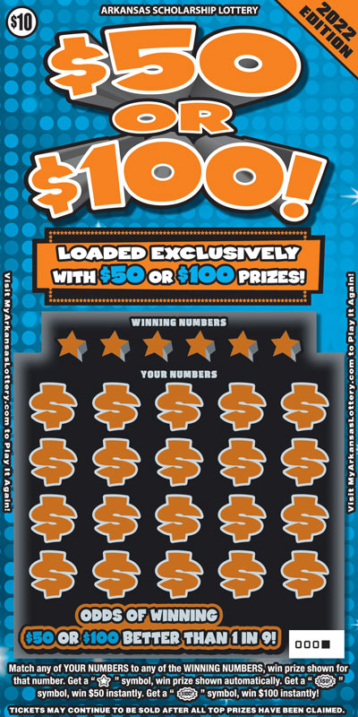 $50 or $100! 2022 Ed. - Game No. 651