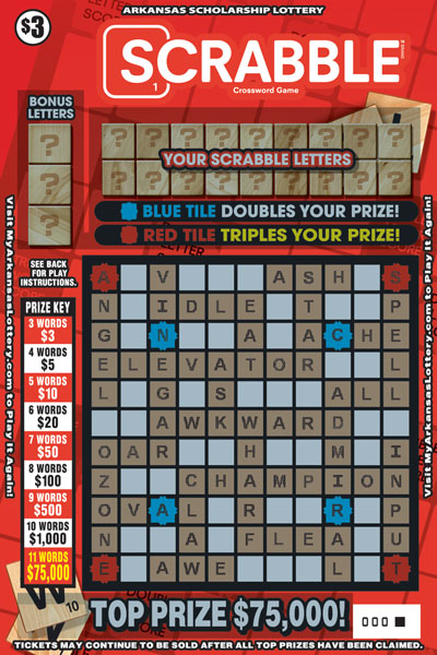SCRABBLE™ Crossword - Game No. 716 - Front SCRABBLE™ Crossword - Game No. 716