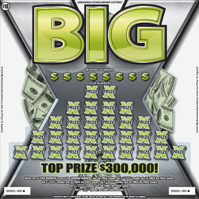 Big X - Game No. 728 - Front Big X - Game No. 728