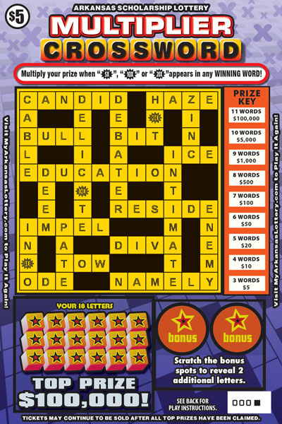 Multiplier Crossword - Game No. 731