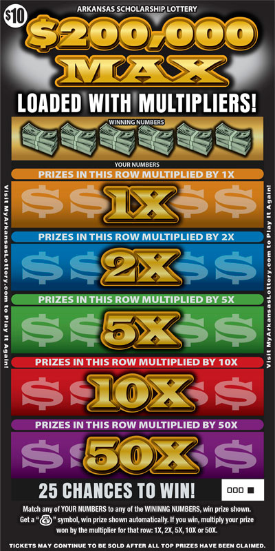 $200,000 Max - Game No. 741 - Front $200,000 Max - Game No. 741