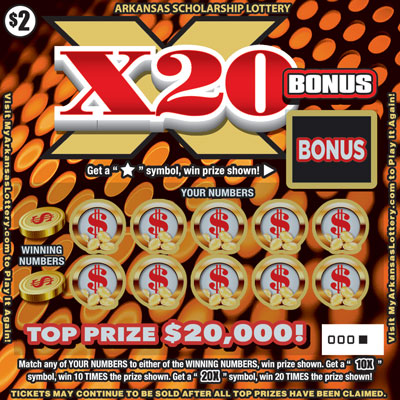 X20 Bonus - Game No. 743 - Front X20 Bonus - Game No. 743