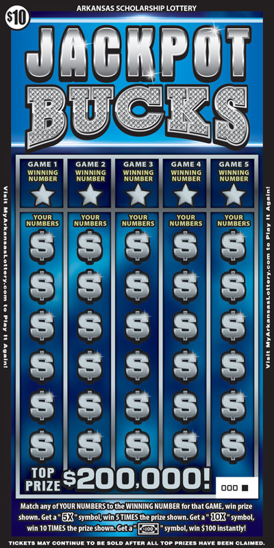 Jackpot Bucks - Game No. 842