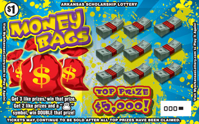 Money Bags - Game No. 843 - Front Money Bags - Game No. 843