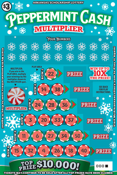 Peppermint Cash Multiplier - Game No. 866 - Front Peppermint Cash Multiplier - Game No. 866