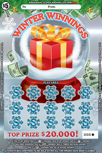 Winter Winnings - Game No. 867 - Front Winter Winnings - Game No. 867