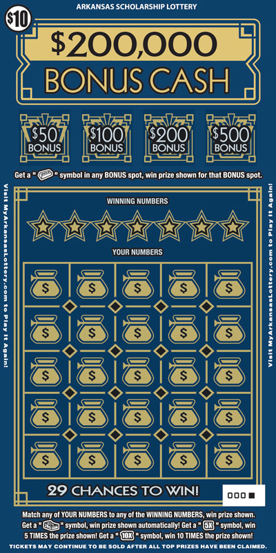 $200,000 Bonus Cash - Game No. 895