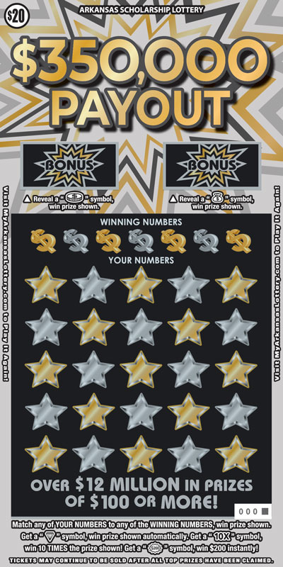 $350,000 Payout - Game No. 908 - Front $350,000 Payout - Game No. 908