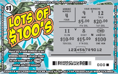 410_$100,000 Triple Play_ Arkansas Lottery Instant Ticket - Lots of $100's