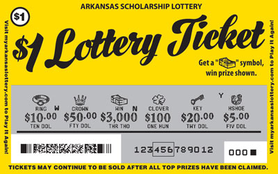 $1 Lottery Ticket - Game No. 420 Arkansas Lottery Instant Ticket - $1 Lottery Ticket