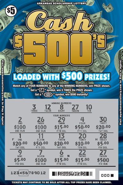 Multiplier Money - Game No. 423 Arkansas Lottery Instant Ticket - Multiplier Money
