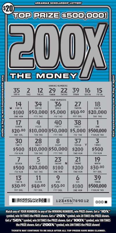 200X The Money - Game No. 438 200X The Money - Scratched
