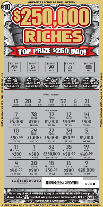 $250,000 Riches - Game No. 466 $250,000 Riches - Game No. 466 - Uncovered