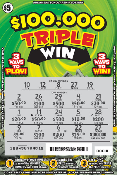 $100,000 Triple Win - Game No. 474 - Uncovered $100,000 Triple Win - Game No. 474