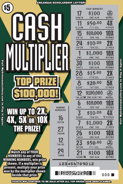 Cash Multiplier - Game No. 478 - Uncovered Cash Multiplier - Game No. 478
