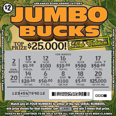 Jumbo Bucks - Game No. 486 - Uncovered Jumbo Bucks - Game No. 486