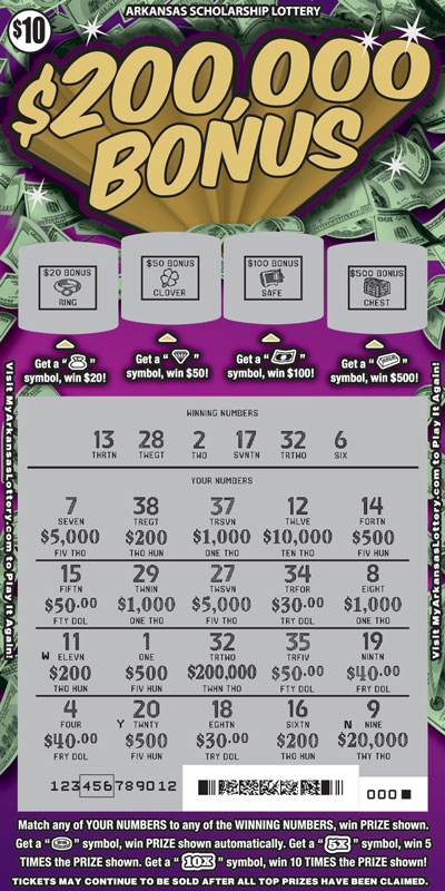 $200,000 Bonus - Game No. 489 - Uncovered $200,000 Bonus - Game No. 489