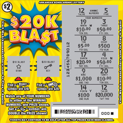 $20K Blast - Game No. 505 - Uncovered $20K Blast - Game No. 505