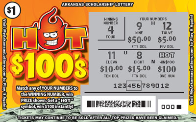 Hot $100's - Game No. 508 - Uncovered Hot $100's - Game No. 508
