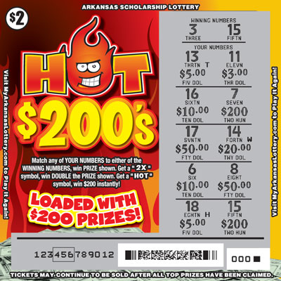 Hot $200's - Game No. 509 - Uncovered Hot $200's - Game No. 509