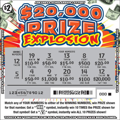 $20,000 Prize Explosion - Game No. 523 $20,000 Prize Explosion - Game No. 523 - Uncovered