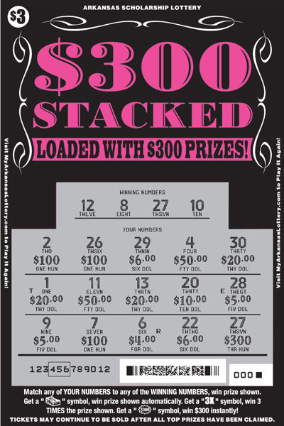 $300 Stacked - Game No. 538 - Uncovered $300 Stacked - Game No. 538