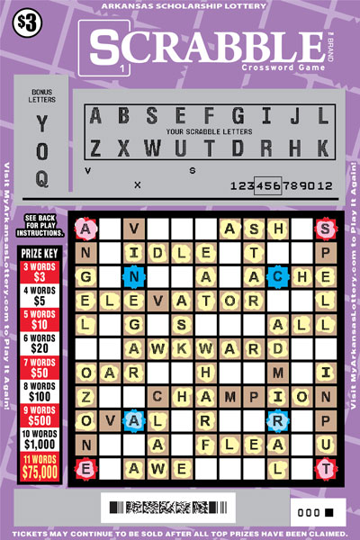SCRABBLE™ Crossword - Game No. 543 SCRABBLE™ Crossword - Game No. 543 - Uncovered