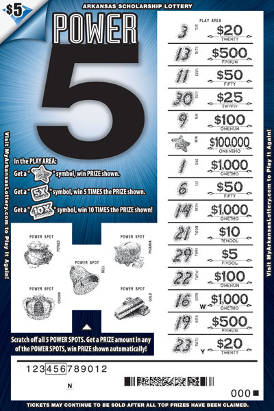 $5 lotto tickets