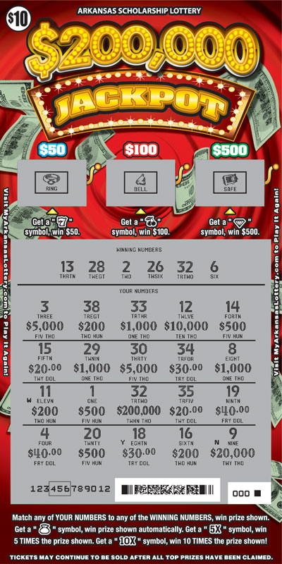 $200,000 Jackpot - Game No. 545 $200,000 Jackpot - Game No. 545 - Uncovered