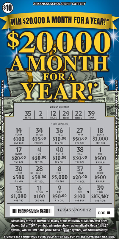 20k a month lotto