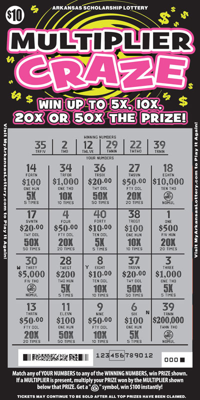 Multiplier Craze - Game No. 569 - Uncovered Multiplier Craze - Game No. 569