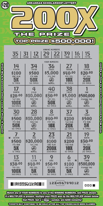 200X the Prize - Game No. 608 - Uncovered 200X the Prize - Game No. 608